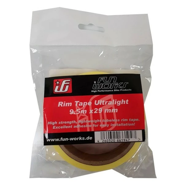 Fun Works Tubeless Felgenband Ultralight 9,5mX29mm 1 Fun Works Tubeless Felgenband Ultralight 9,5mX29mm