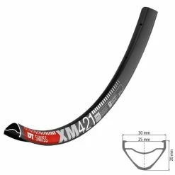 Dt-swiss DT Swiss XM 421 Felge 27,5" | 650b Schwarz (nur Möglich Mit DT Squorx Nippeln)