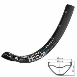 Dt-swiss DT Swiss H 552 Disc Felge 29" Schwarz