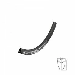 Dt-swiss DT Swiss RR 521 DB Felge 700c Schwarz (nur Möglich Mit DT Squorx Nippeln)