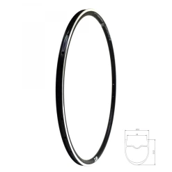 Fun Works Universe 18 RB Felge 700c Schwarz 28H