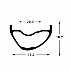 NoTubes ZTR Arch MK4 Felge 29" Schwarz -Dt-Swiss Parts Verkäufe image FG NT 0013 4 600x600