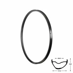 NoTubes ZTR Arch MK4 Felge 26" Schwarz