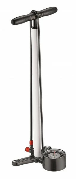 Lezyne Classic Floor Drive Standpumpe Weiß 1 Lezyne Classic Floor Drive Standpumpe Weiß