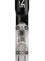 Lezyne Digital Road Drive Minipumpe Schwarz-glänzend