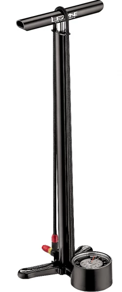 Lezyne Standluftpumpe CNC Floor Drive Schwarz Glänzend 1 Lezyne Standluftpumpe CNC Floor Drive Schwarz Glänzend