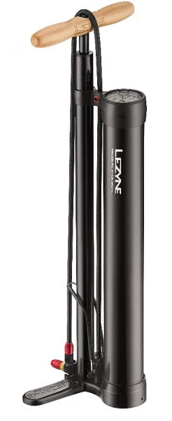 Lezyne Standluftpumpe Pressure Over Drive Schwarz Glänzend