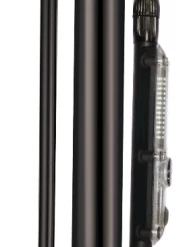 Lezyne Minipumpe CNC Micro Floor Drive Digital HVG Schwarz Glänzend