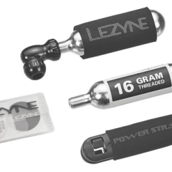 Lezyne Repair Kit Combo, Twin Speed Drive, Schwarz Für Schrader Und Presta Ventile
