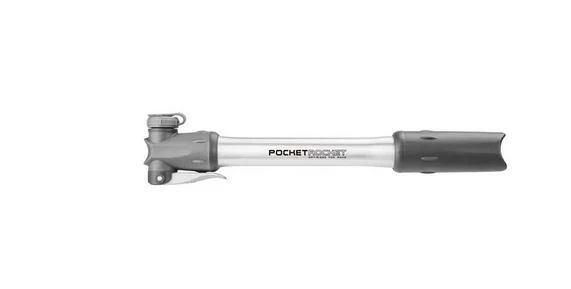 Topeak Pocket Rocket Minipumpe Silver 1 Topeak Pocket Rocket Minipumpe Silver