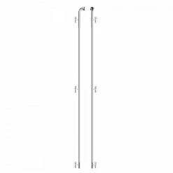 Sapim D-Light Speiche 2.0/1.65 Schwarz