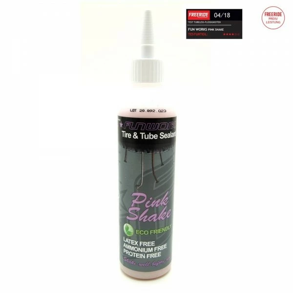Fun Works Pink Shake Reifendichtmittel Eco Friendly 240ml 1 Fun Works Pink Shake Reifendichtmittel Eco Friendly 240ml