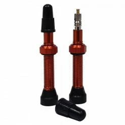 Fun Works Ultralight Tubeless Ventil 2er Set Orange