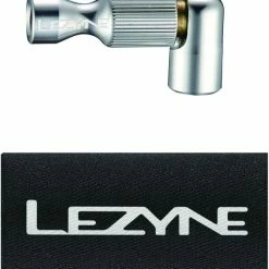 Lezyne CO2 Pumpenkopf Trigger Drive CNC Silber-glänzend
