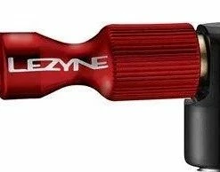 Lezyne CO2 Pumpenkopf Trigger Drive CNC Rot-glänzend
